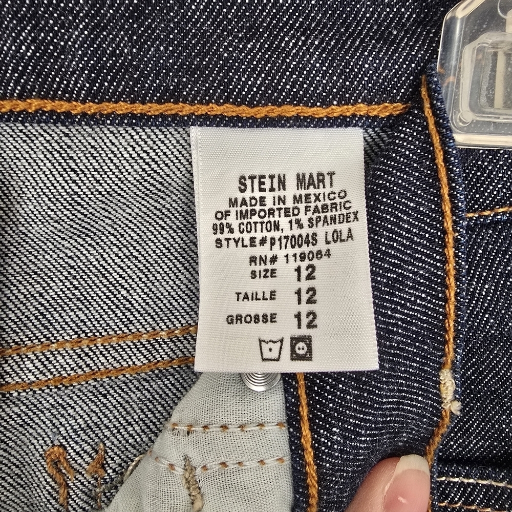 Vintage Studio By Stein Mart - Women's Classic Denim Straight Leg Jeans - Picture 7 of 8